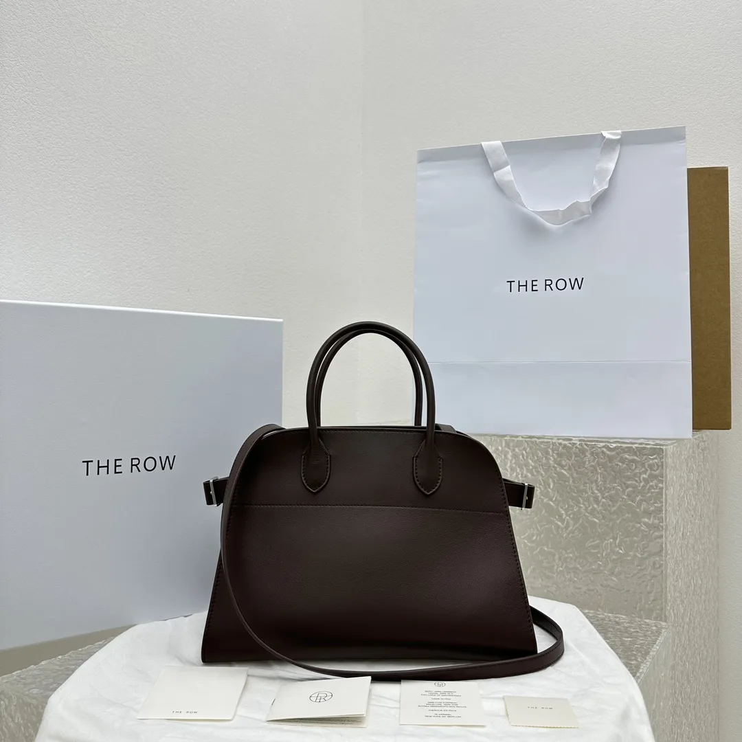 THE  ROW MARGAUX 12 가죽 백 32x13x25cm
